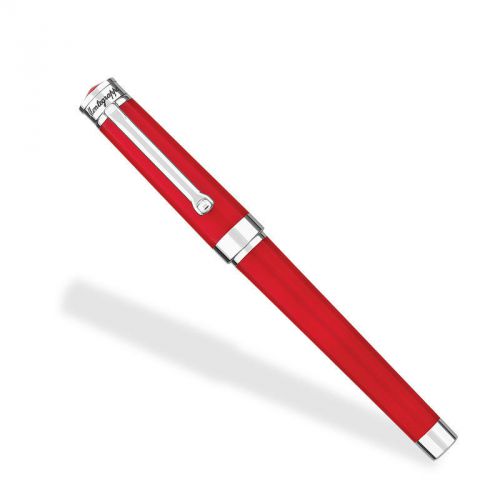 LEVENGER MONTEGRAPPA PAROLA FOUNTAIN PEN- RED-MEDIUM *UNUSED*