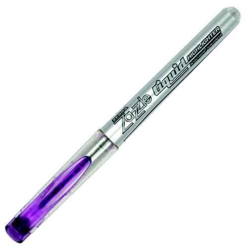 Zebra Zazzle Liquid Highlighter Chisel Tip Orchid