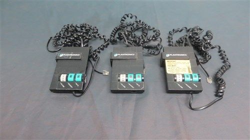 Lot of 3 Plantronics M10 Base Stations LR66181