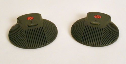 Lot of Two Polycom F SoundStation EX External Microphone 2201-00698-001