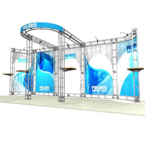 Trade show display (used) Plolaris 10&#039; x 20&#039; Truss Display