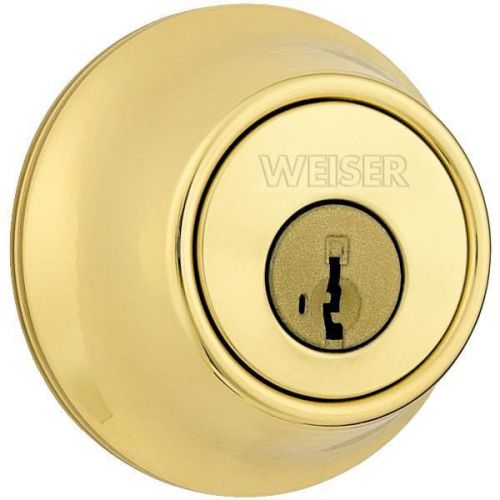 Elements single cylinder deadbolt-pb cp 1cyl sk deadbolt for sale