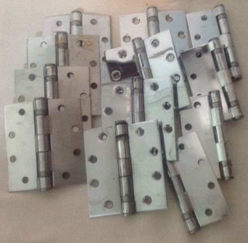 One dozen (12) Dorex 4.5&#034; x 4.5&#034; Heavy Duty Ball Bearing Hinges