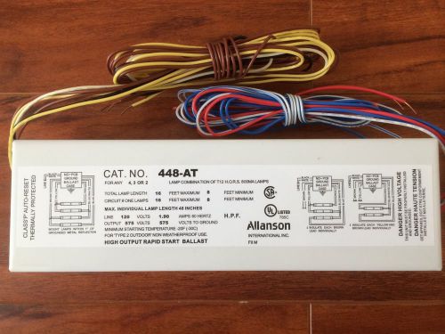 Allanson 448-AT 120 Volts Fluorescent Lamp Ballast