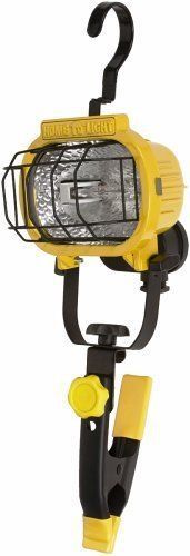 Designers Edge One Light Halogen Work Portable Work Light