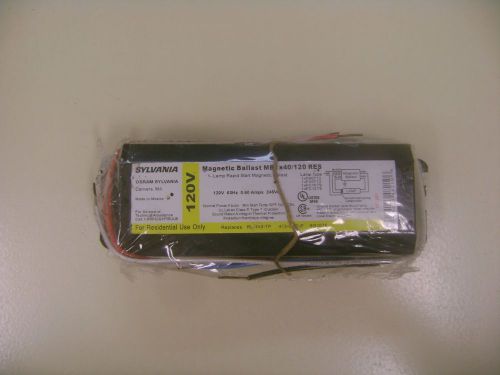 Sylvania magnetic ballast   mb1x40/120  res for sale