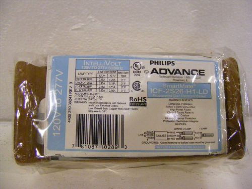 Advance ICF-2S26-H1-LD Programmed Start Ballast for (1) or (2) 26W