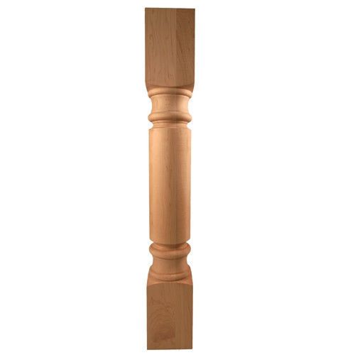 5&#034;- Oak- Tuscan Wood Post- (Island or Cabinet Leg)-5&#034; x 5&#034; x 36&#034;-#POST-G-5x36