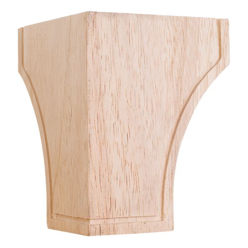 One Pair- Triangular Corner Bunn Feet- 5&#034; x 4-1/2&#034;- # BF35