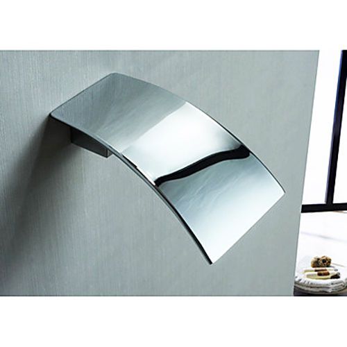 Modern Wall Mount Waterfall Shower Faucet Single Handle Shower Set Free Shipping