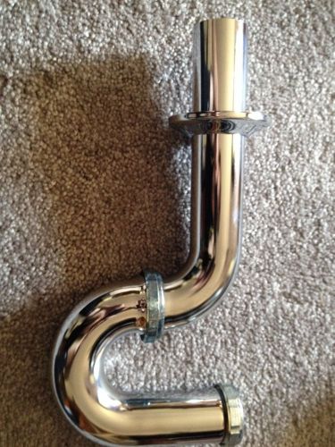 1 1/4 to 1 1/2 inch reducing bathroom p-trap  chrome plated brass for sale