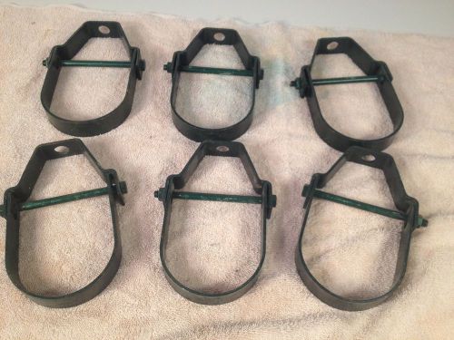 LOT of 6 pcs B-Line B3100-3 #09079A Clevis Pipe Hanger 3&#034; 