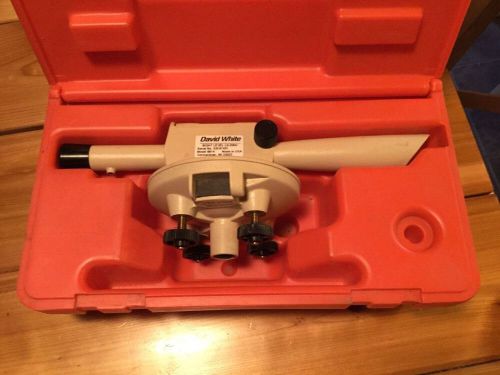 NICE DAVID WHITE SIGHT SURVEY LEVEL TRANSIT WITH CASE MODEL 8814 USA