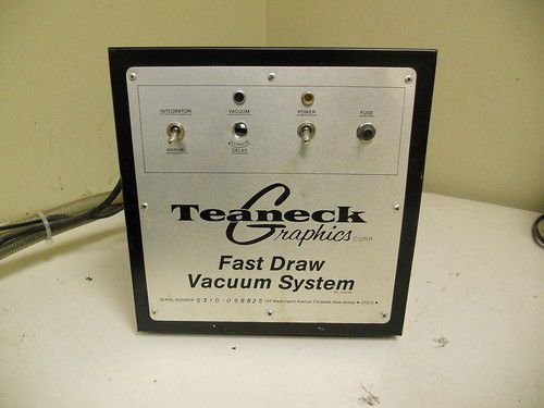 Teaneck graphics fast draw vacuum system 5310-098825 for sale