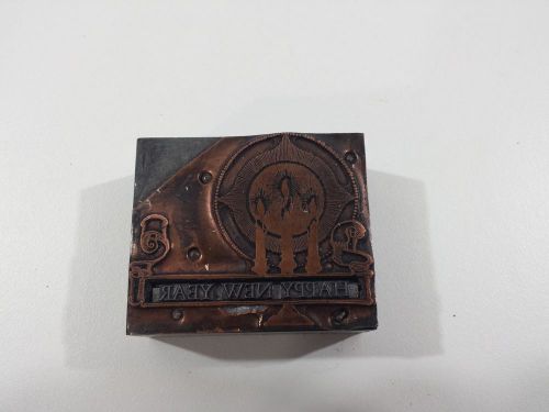 Candles Letterpress Printing Block