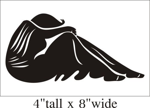 2X Serious Lady Funny Car Truck Bumper Vinyl Sticker Decal Decor Art Gift t-1675