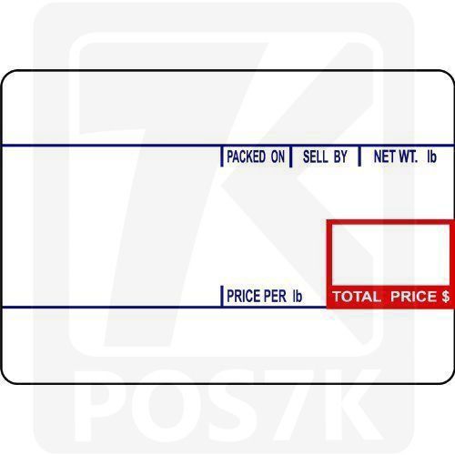 CAS  SCALE LABEL LST 8010 ORGINAL LABEL