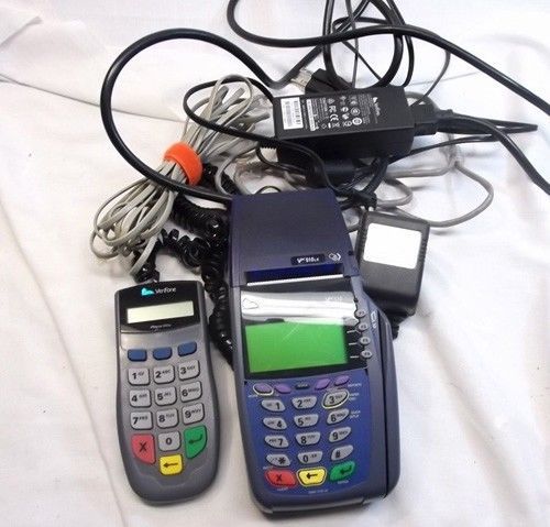 Nova VERIFONE OMNI 5100 POS CREDIT/DEBIT CARD READER/PRINTER/PP &amp; 1000SE PINPAD