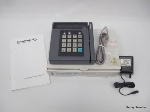 SwipeClock 380 Payroll Terminal Time Clock VeriFone Tranz Credit Card Swiper