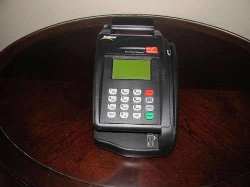 Eclipse Verifone Quartet Credit Card Terminal Check Reader P100-002-05, no cords