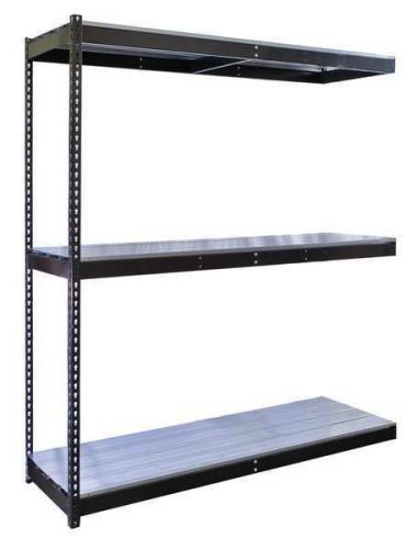 HALLOWELL DRHC481884-3A-E-ME Boltless Shelving Add-On,48x18,3 Shelf G8261967