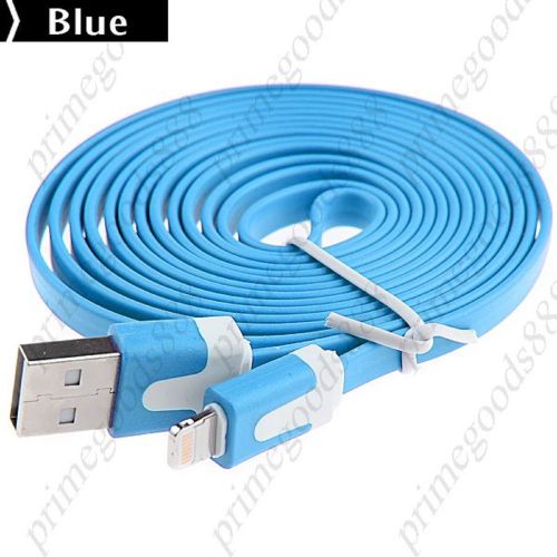 1.9m usb 2.0 male to 8 pin lightning adapter cable 8pin charger cord blue for sale