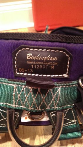 BUCKINGHAM ARBORMASTER HARNESS - Medium -Slightly used - Deluxe Master Saddle