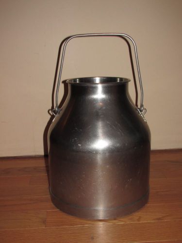 DE LAVAL   5 Gallon Stainless Steel Milk Pail Bucket