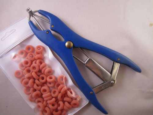 Vetkare Elastrator Pliers Rubber Ring Applicator plastic/metal rubber rings