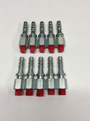 Texas Pneumatic Air Hose Barb 3/8&#034; x 3/8&#034; NPT Female Fitting TX-00417 10pc Lot