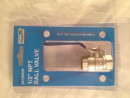 PUMA 1/2&#034; NPT AIR BALL DRAIN VALVE MF 2413002N