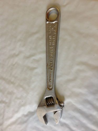 Vintage blue point adjustable 6&#034; wrench kenosha, wisconsin usa for sale