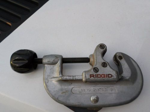 Ridgid no. 20 5/8 to 2 1/8 od pipe cutters for sale