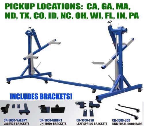 3,000lb car rotator auto rotisserie with 4 attachment bracekts cr-3000 for sale