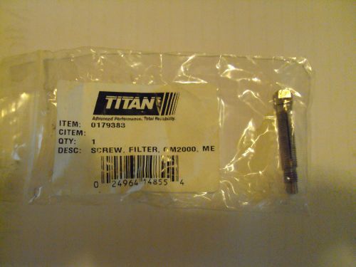 Titan screw, filter gm2000, item # 0179383 for sale