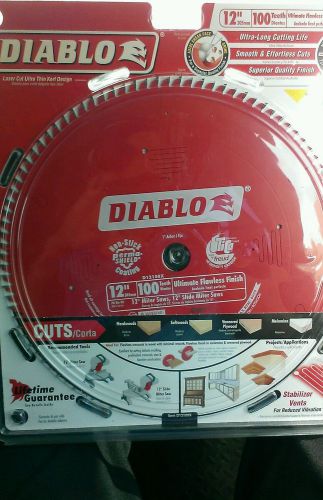 Freud D12100X 12&#034;x100T Diablo Ultimate Flawless Finish Circ Saw Blade New