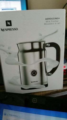 NESPRESSO AEROCCINO PLUS STAINLESS STEEL MILK FROTHER &#034;NEW-UNUSED&#034; IN ORIG PACK