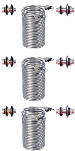 Build your kegerator beer jockey box keg triple  draw 50&#039; coil cooler kit for sale