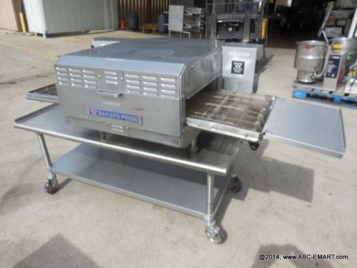 Bakers pride gas conveyor pizza oven model vvhfa1828g pizzeria pie crust for sale