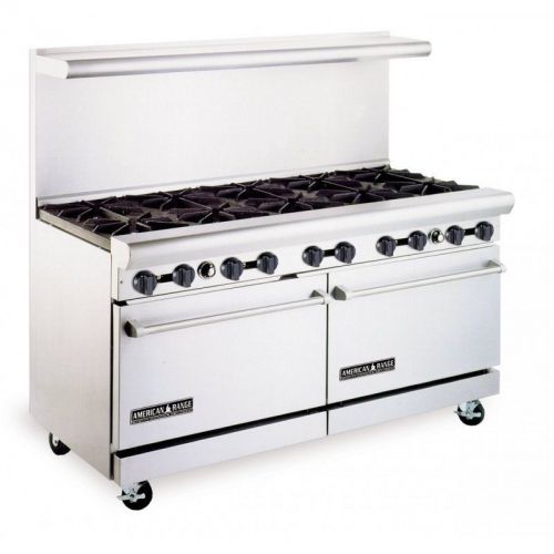 American Range 10 Burner Gas Stove Range with 2 Ovens AR-10