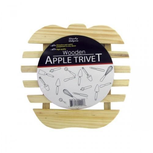 Wooden Apple Trivet Handy Helpers