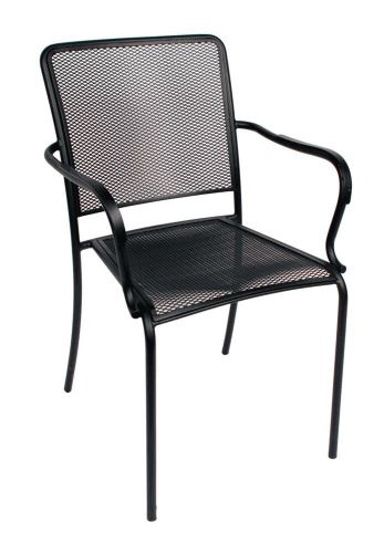 New chesapeake arm chair with galvanized steel micro mesh seat &amp; back for sale