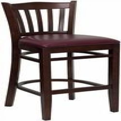 Flash Furniture XU-DGW0008BARVRT-MAH-BURV-GG HERCULES Series Mahogany Finished V