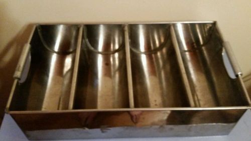 Stainless steel container - silverware holder -use for your parties for sale