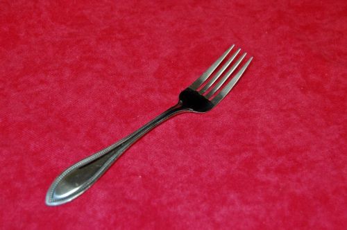 International American Bead, Stainless Steel Salad Fork, Flatware - Used