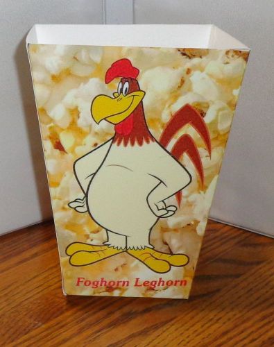 FOGHORN LEGHORN POPCORN BOX # 2. LOONEY TUNES CARTOONS. HENERY HAWK