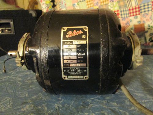 Packard Eletric Motor 1/4 H.P. Type SW120, Nice!