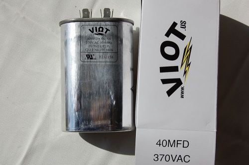 Compressor furnace blower fan motor start run capacitors 40 ufd hvac/r part new for sale