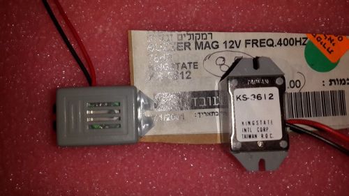 1x KINGSTATE KS-3612 , KS3612 , BUZZER MAG 12V FREQ.400MHz , see picture !