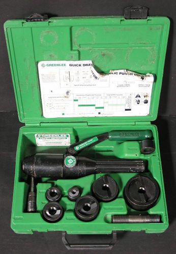 Greenlee 7806SB Quick Draw Hydraulic Punch Driver Set